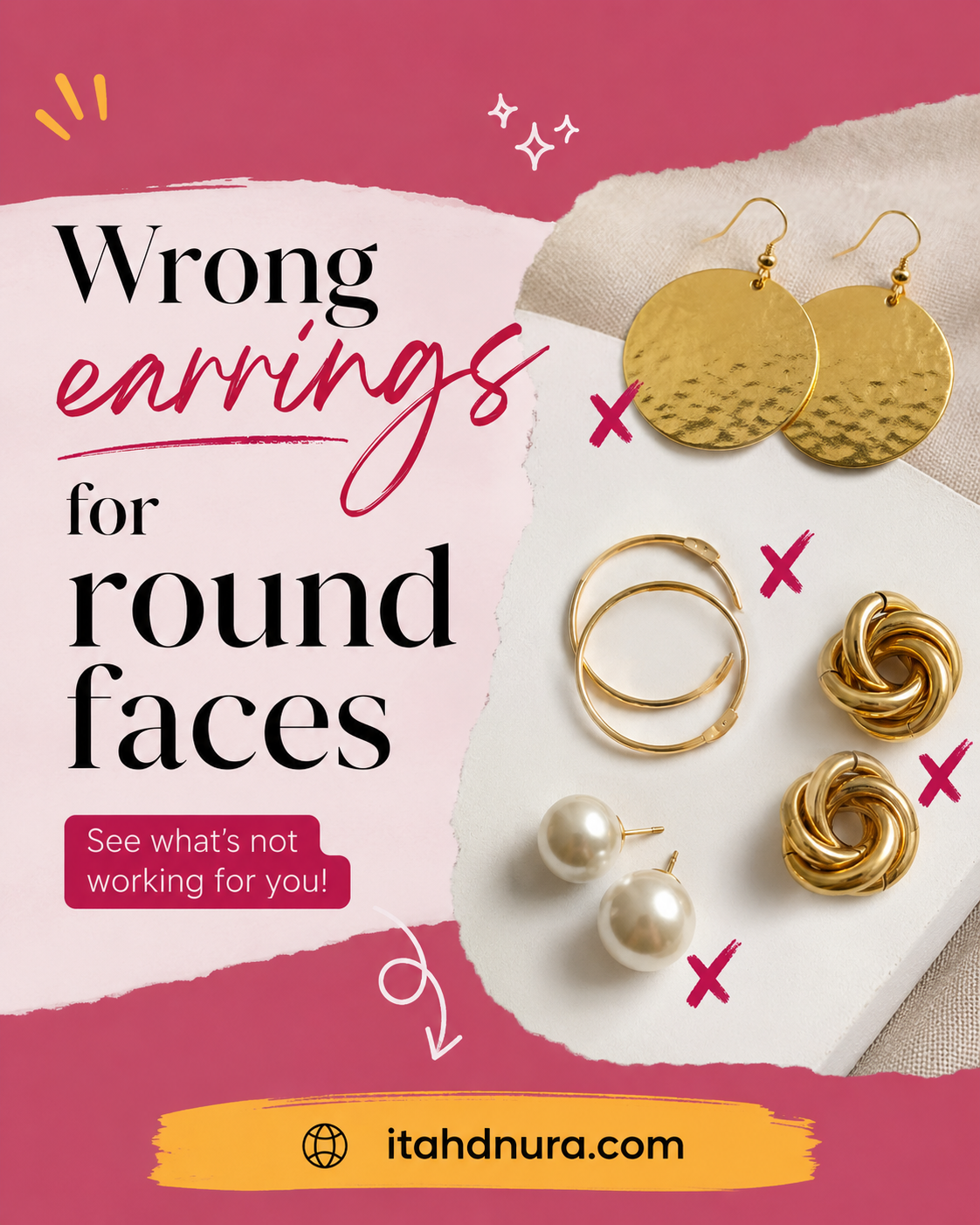 Wrong Earrings for Round Faces: Do They Really Exist?